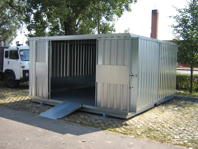 SMC 42 szigeteletlen veszélyesanyag-tároló konténer